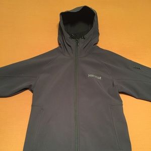 Marmot softshell jacket with fleece lining, black